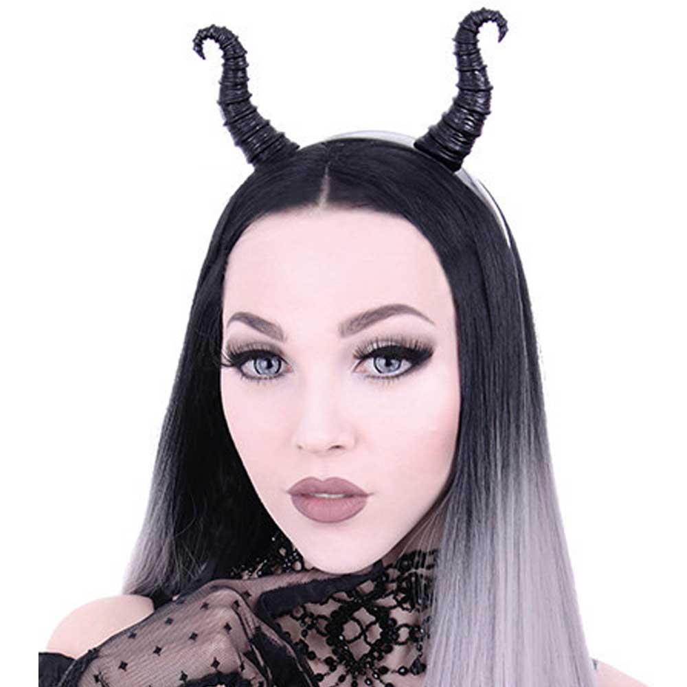 Restyle - Maleficent Hörner Stirnband - Schwarz
